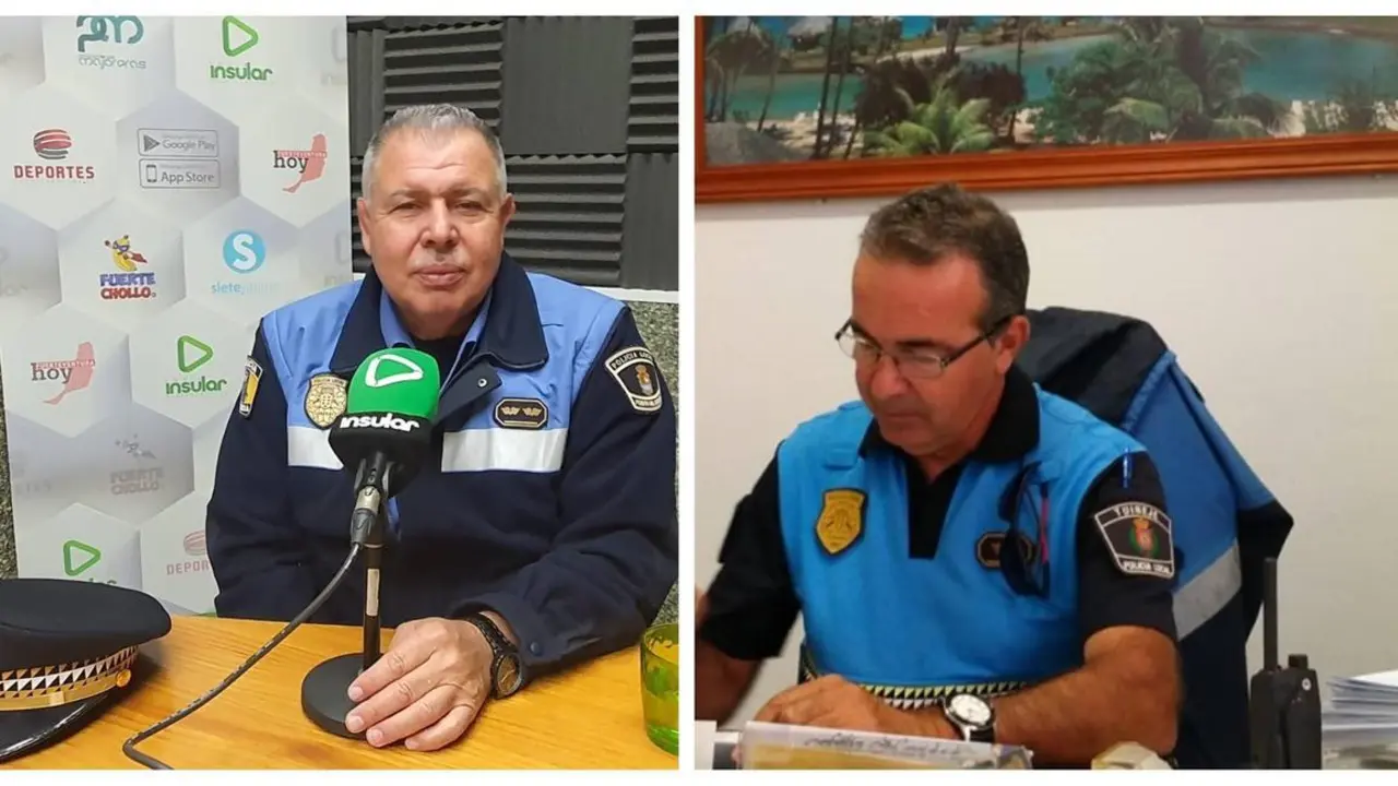 Pedro Gordillo y Romualdo Perdomo