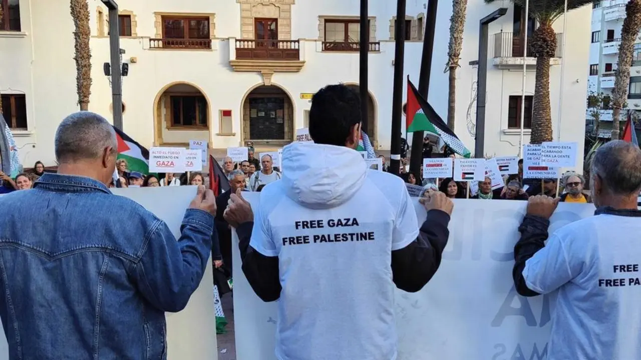 Manifestaci&oacute;n pro Palestina