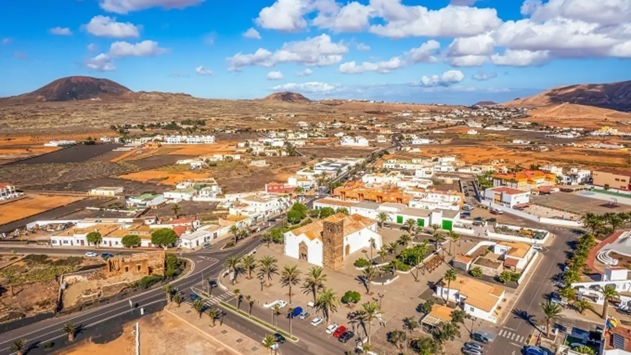 Imagen a&eacute;rea de La Oliva