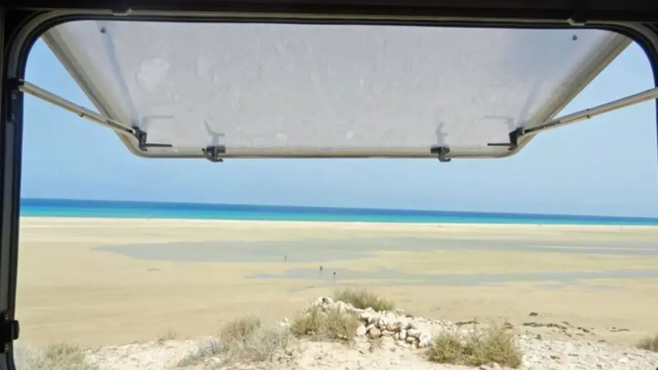 En autocaravana