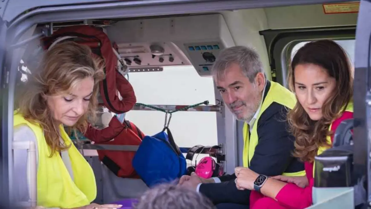 Helic&oacute;ptero medicalizado ya esta en Fuerteventura