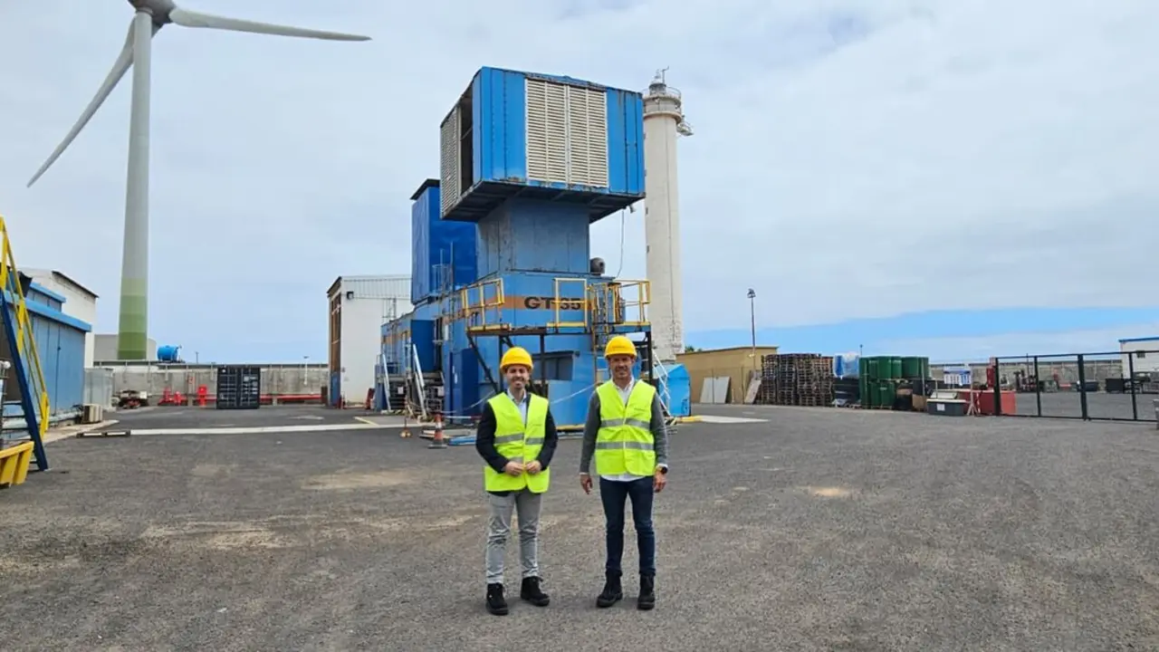 Desmantelamiento Turbina El Charco