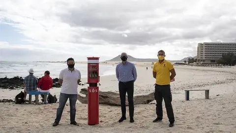 totems de seguridad en Grandes Playas