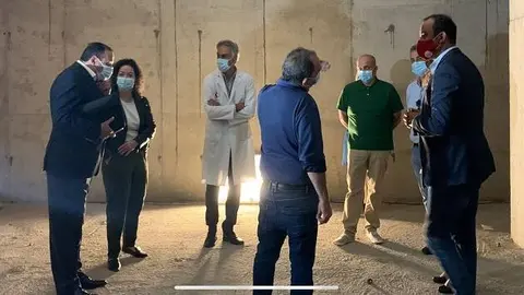 Visita a las obras del Hospital General de Fuerteventura