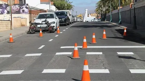 Señalización vial en El Castillo