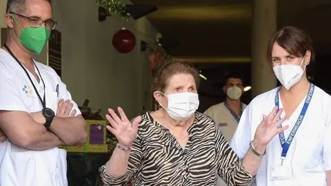 Primera vacunación COVID en Canarias