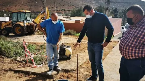 Arqueta de saneamiento en Agua de Bueyes