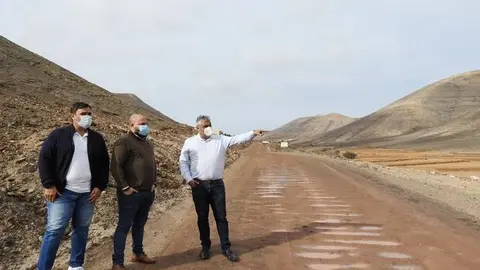 Herrera, Perdomo y Jiménez (dcha)