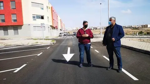 Herrera y Jiménez (dcha) en Rosa Vila