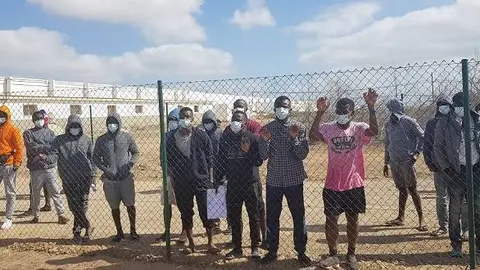 MIgrantes en El Matorral