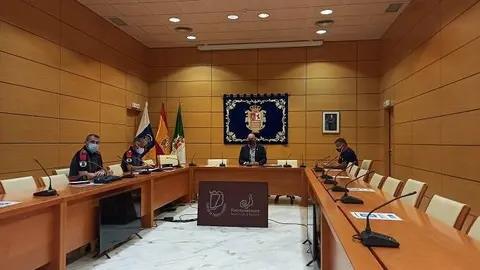 Recibimiento a la Policía Autonomica