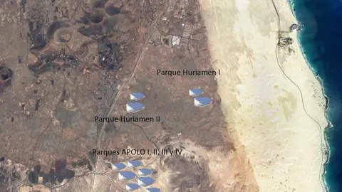 ubicación parques fotovoltaicos