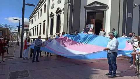 La bandera en el Cabildo de Fuerteventura