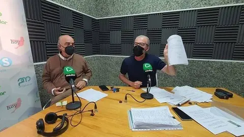 Pedro Alonso y Francis Ruíz en Radio Insular