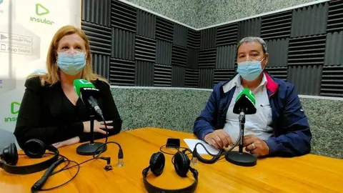 Daniela Plotegher y Faustino Cabrera