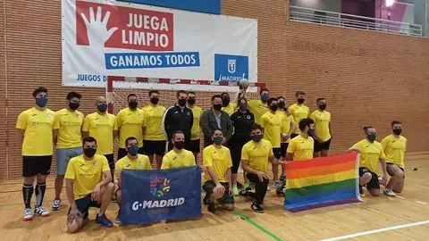 Foto equipo balonmano LGTBi