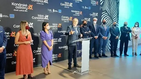 Inauguración del stand de Islas Canarias en Fitur 2021