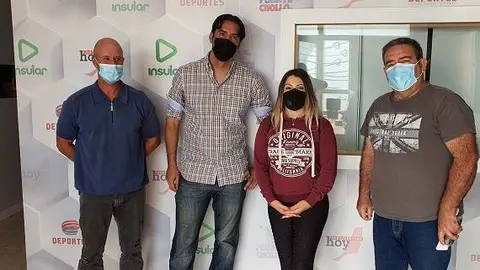 Del Pozo, Hernández, Alonso y Olivares (dcha)