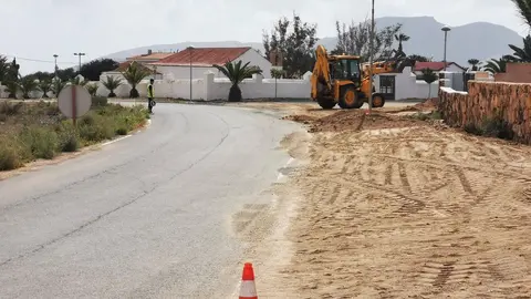 imagen de obras de mejora accesos a Triquivijate