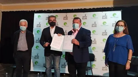 Firma del acuerdo entre ALxAN y NC