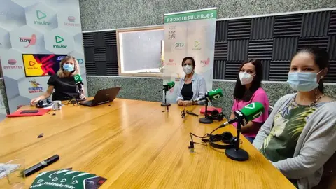 Representantes de AFFA en Radio Insular