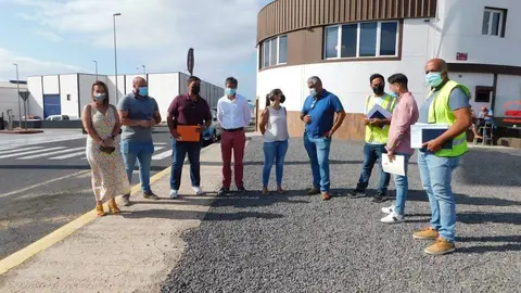En Puerto del Rosario comienzan las obras de la red de abastecimiento de agua en el Polígono Industrial de La Hondura