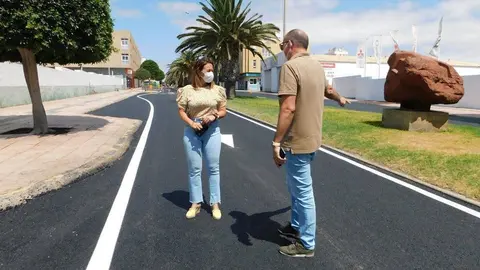 Peña Armas (Cs) visita la calle Juan de Bethencourt