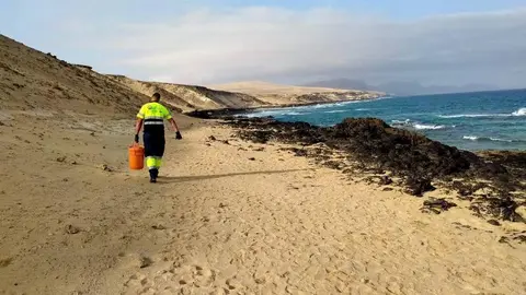 Observatorio de Basura Marina de Fuerteventura  recoge 17.000 kilogramos de residuos en los últimos 6  meses