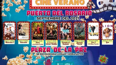 Cine de Verano 2021 en Puerto del Rosario