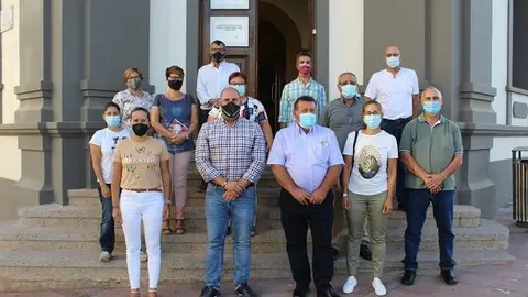 Responsables institucionales de Antigua y el Cabildo