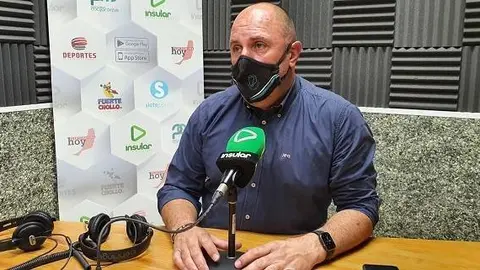 Sergio LLoret en Radio Insular, octubre de 2021