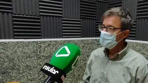 Juan Manuel Verdugo en Radio Insular, noviembre de 2021