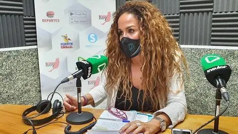 Carmen Alonso en Radio Insular