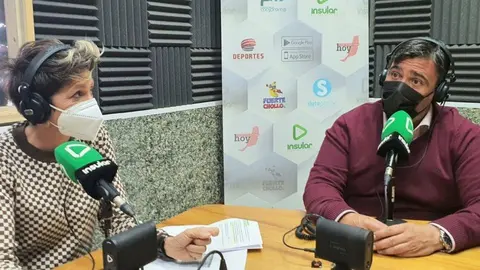 Moratinos y Herrera en Radio Insular