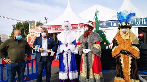 Entrega de las llaves de Puerto del Rosarioa los Reyes Magos de Oriente