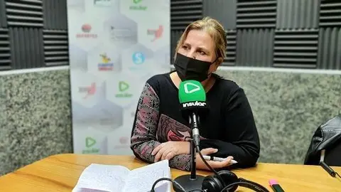 María Jesús de la Cruz en RAdio Insular