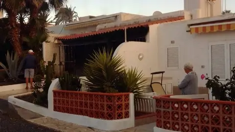 Vivienda incendidada