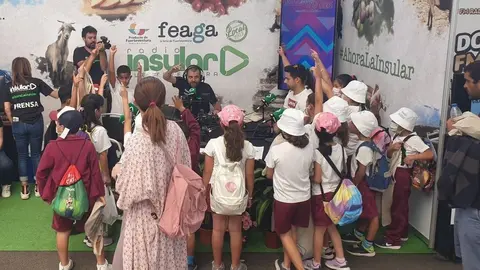 Escolares en Radio Insular