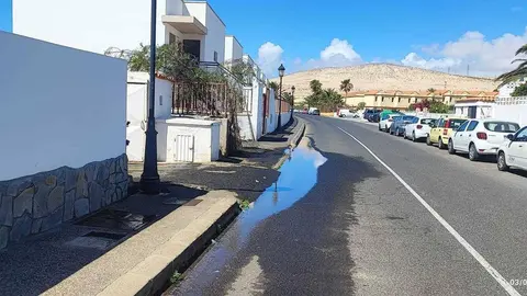 Fuga de agua en Costa Calma
