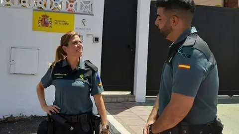 Dácil y Carlos, salvadores de Elliot