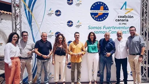 Dirigentes de Coalición Canaria Asamblea Majorera.