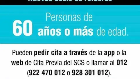 Vacunación 60 años