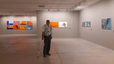 Paco Ojeda en la Sala de Arte Juan Ismael