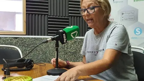 PIlar Rodríguez en la radio
