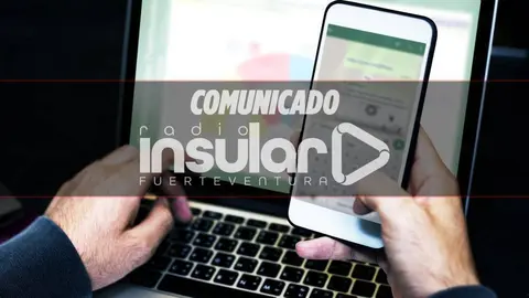 Businessman using a laptop and a mobile phone mockup