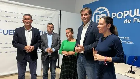 Presidente PP y consejeros Cabildo Ftva