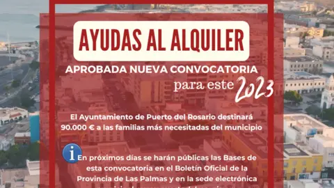 CARTEL NUEVAS AYUDAS AL ALQUILER 2023
