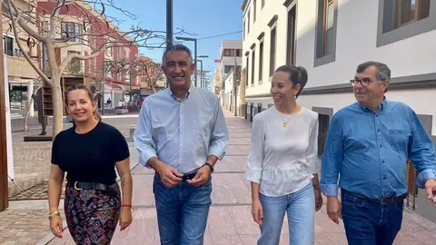 María Saavedra, Claudio Guitérrez, Jessica de León y Domingo Pérez