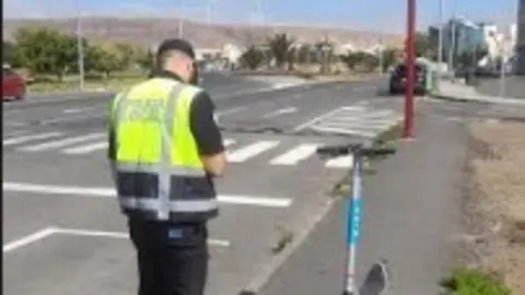 patinete retirada policiia
