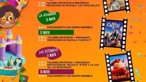 CARTEL GENERAL PUERTO ES CULTURA EN PUEBLOS Y BARRIOS 28 ABRIL - 10 JUNIO